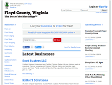 Tablet Screenshot of floydcountyvirginia.org